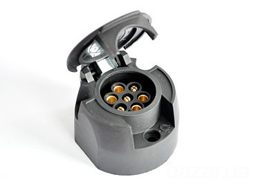 Розетка фаркопа Wassa 12V 7-контактів ПЛАСТИК Україна Баришівка - зображення 1