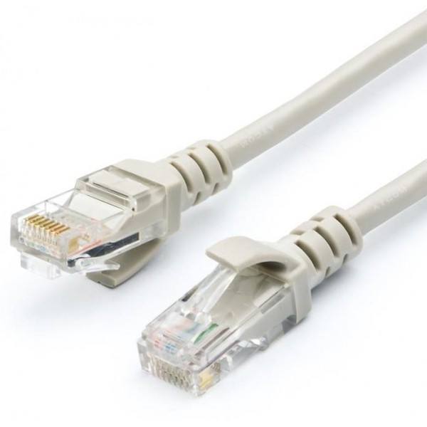Патч-корд Atcom Geplink UTP Cat.5e 26AWG 3м Сірий (GL8003) (Код товару:35902) Харків - зображення 1