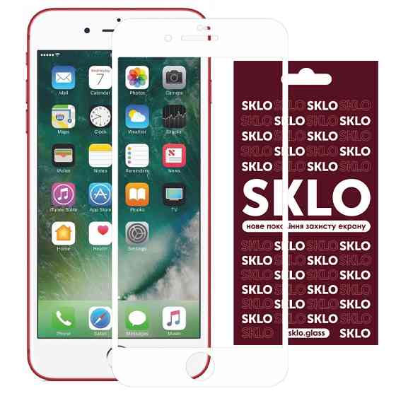 Защитное стекло SKLO 3D для Apple iPhone 7 plus / 8 plus (5.5") Херсон
