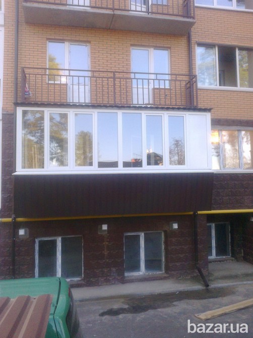 Пластиковые балконы и лоджии под ключ из профилей Рехау Rehau Київ - зображення 7