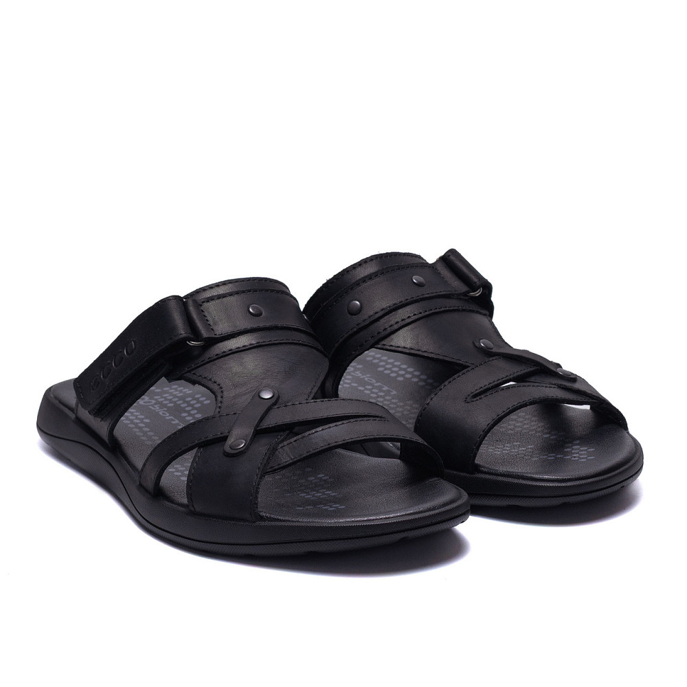 Мужские кожаные  летние шлепанцы-сланцы Київ - зображення 2