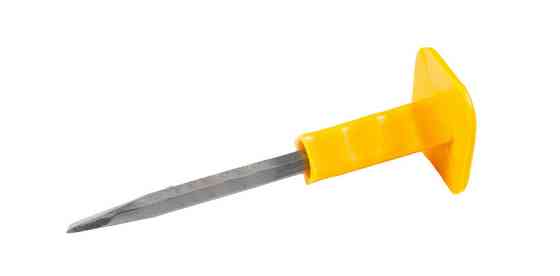 Зубило строительное MASTERTOOL с защитной ручкой TPR 250х16х22 мм 03-0250 Харьков