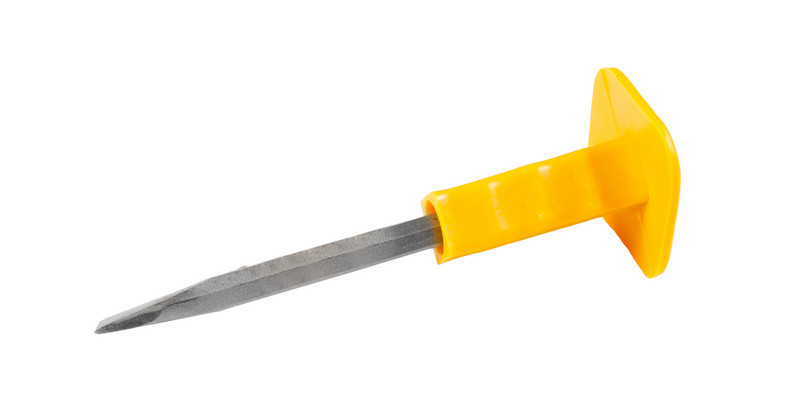 Зубило строительное MASTERTOOL с защитной ручкой TPR 250х16х22 мм 03-0250 Харьков - изображение 1