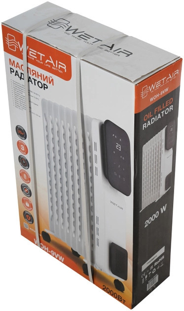 Обогреватель масляный WetAir WOH-9VW Київ - зображення 3