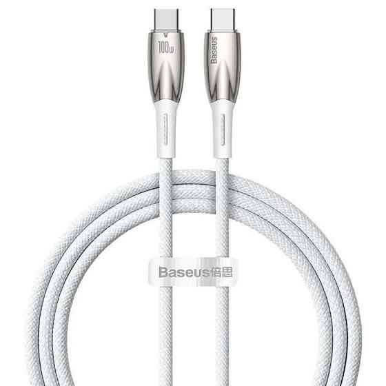 Дата кабель Baseus Glimmer Series Fast Charging Type-C to Type-C 100W 1m (CADH00070) Херсон