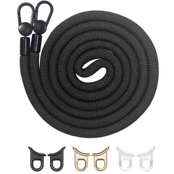 Чехол TPU Transparent with Straps для Apple iPhone 12 Pro Max (6.7") Херсон