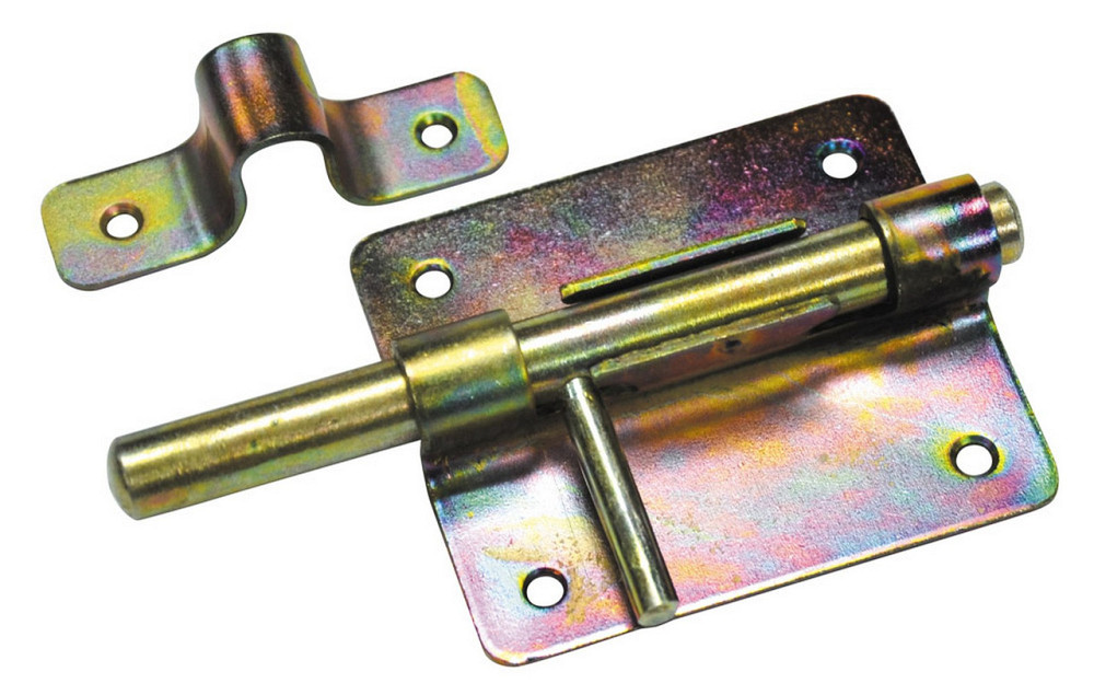 Шпингалет круглый ГОСПОДАР 120х70 мм оцинкованный 92-0344 Харків - зображення 1