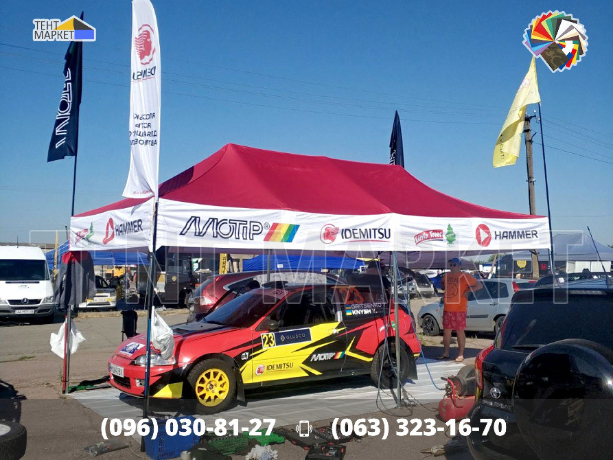 Racing Tent мобільні шатри палатки для автоспорту та мотоспорту з персональним дизайном виготовлення Запоріжжя - зображення 5