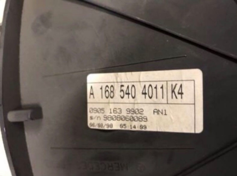 Бу панель приборов Mercedes Benz W168 , A1685404011 Кропивницький - зображення 2
