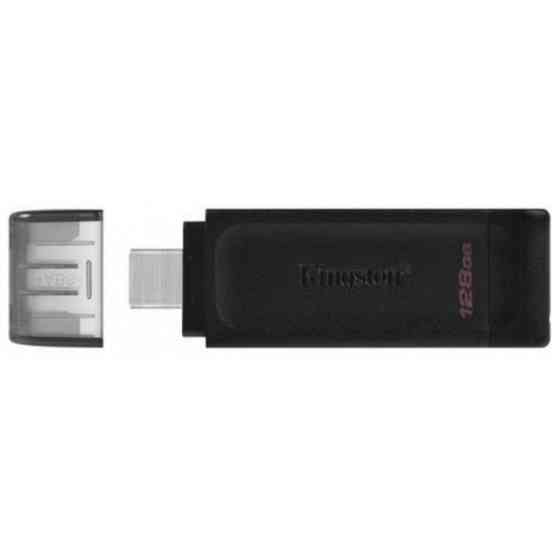 Флеш пам'ять Kingston DataTraveler 70 128GB Type-C Black (DT70/128GB) (Код товару:17557) Харків