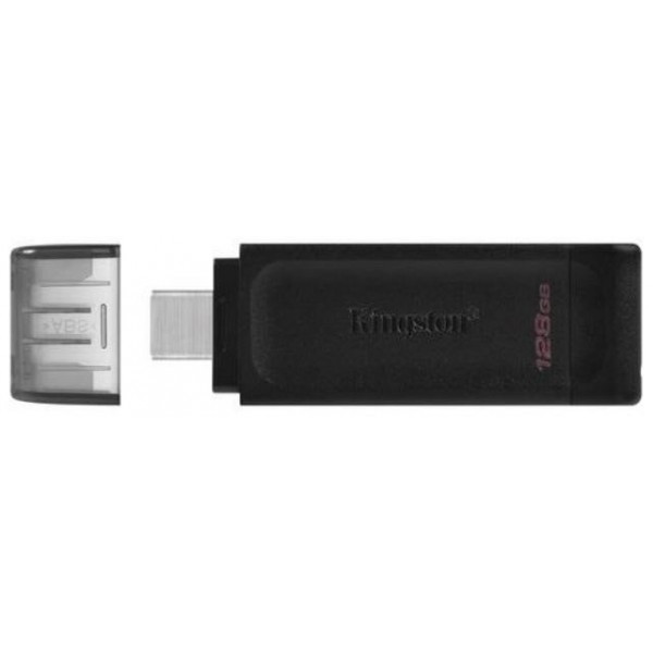 Флеш пам'ять Kingston DataTraveler 70 128GB Type-C Black (DT70/128GB) (Код товару:17557) Харьков - изображение 3