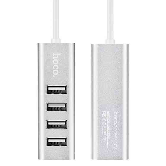 Переходник HUB Hoco HB1 USB to USB 2.0 (4 port) (1m) Херсон