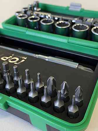 Набор бит и головок с трещоткой TOPTUL 1/4" 41ед. (12-гр.) GADW4502 Харків