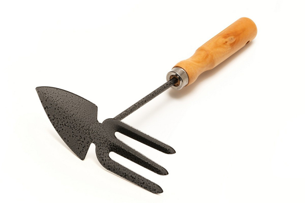 Тяпка садовая MASTERTOOL "Нептун" 260х155х70 мм с деревянной ручкой 14-6189 Харків - зображення 1