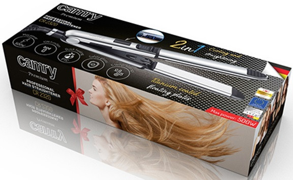 Выпрямитель для волос Camry CR 2320 25-50 Вт серебристый Київ - зображення 9