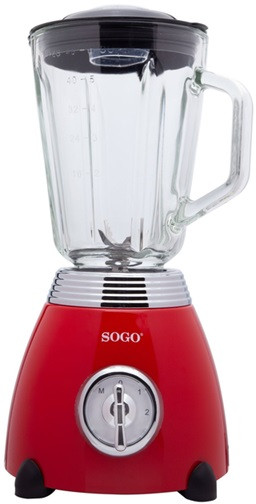 Блендер стационарный SOGO SS-5560 500 Вт красный Київ - зображення 2