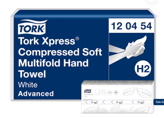 Tork Xpress полотенца спрессованные Compressed Soft Multifold 200 листов (М), 2 слоя, длина листка 3 Київ