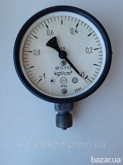 Вакуумметр показывающий ВП3-У (ВП-3У, ВП3У, ВП 3У) - радиальный штуцер (РШ) Киев - изображение 3