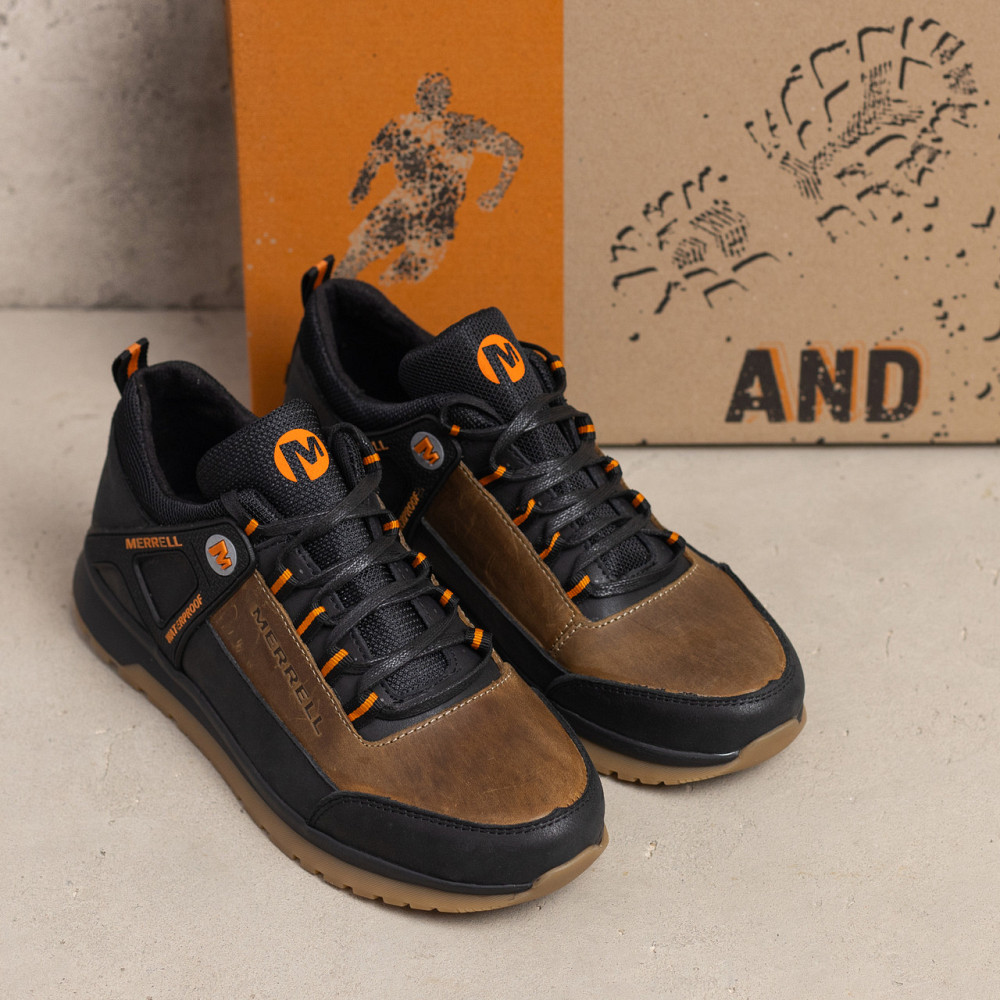 Мужские кожаные кроссовки Performance footwear Brown Киев - изображение 9