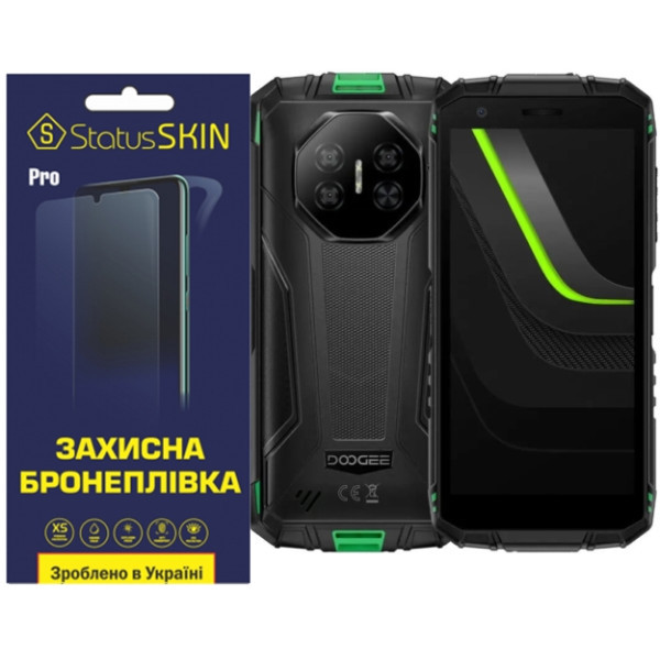 Поліуретанова плівка StatusSKIN Pro на екран Doogee Fire 3 Ultra Глянцева Харків - зображення 1