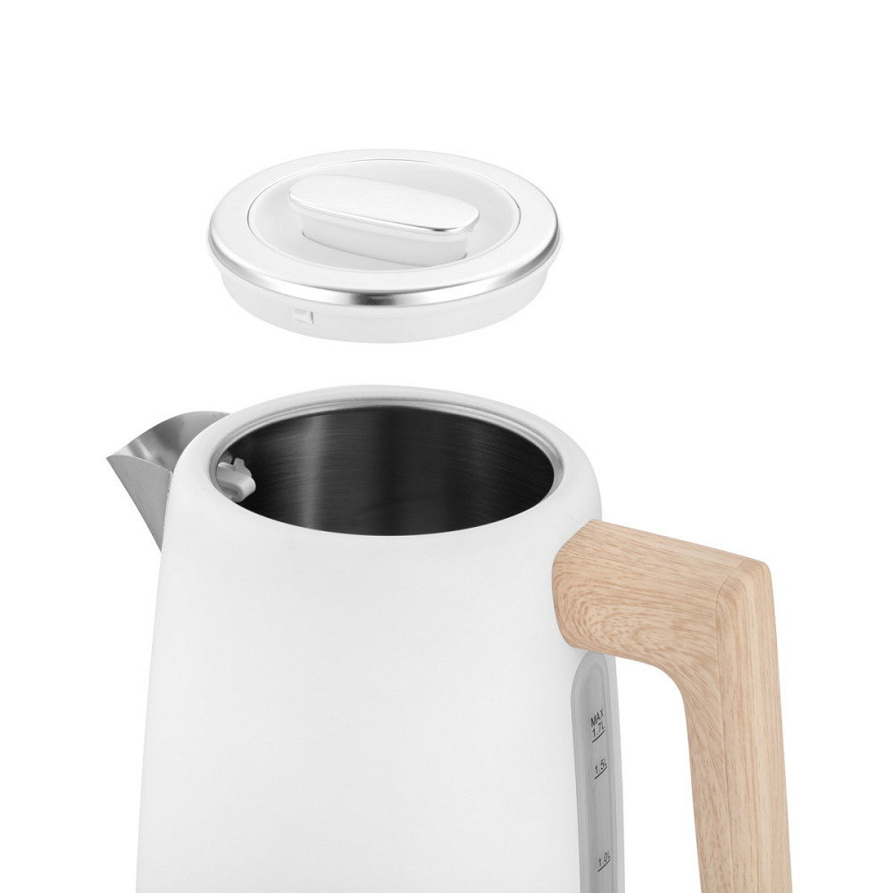 Электрочайник Ardesto EKL-F420WWD 1.7 л белый Київ - зображення 2