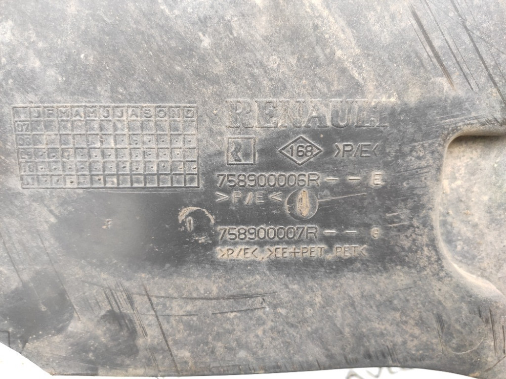 Защита под двигатель Renault Scenic III 2009-2016 (758900006R) Ковель - изображение 2