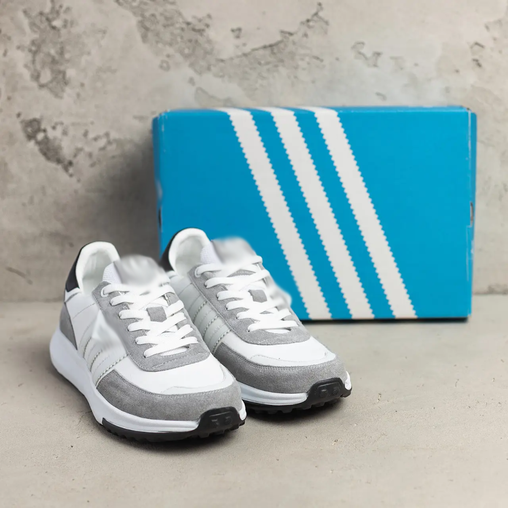 Мужские кожаные кроссовки Retropy Grey Київ - зображення 7