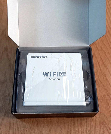 Wi-Fi 6+ антенна двухчастотная CMF-24585, 2.4 ГГц/5.8 ГГц, 5 dBi, RP-SMA разъемы, магнитное основани Днепр - изображение 6