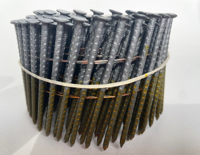 Гвозди барабанные ершёные 3,1×90 мм с покрытием M-Fusion (15°) 2400шт Дніпро - зображення 2