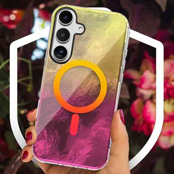 Чехол TPU Shiny Mountain Magnetic Fit для Samsung Galaxy S24 FE Херсон