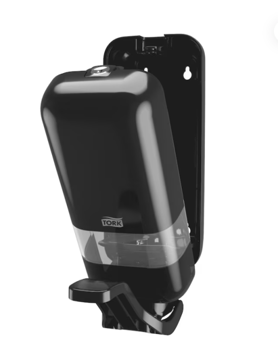 Tork диспенсер локтевой для мыла/дезинферора 1л, черный Киев - изображение 2
