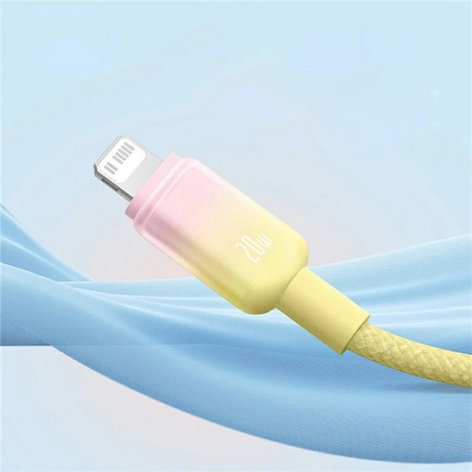 Дата кабель Baseus Discolor Series Fast Charging USB to Lightning 2.4A (1m) (P10374900) Херсон - изображение 2