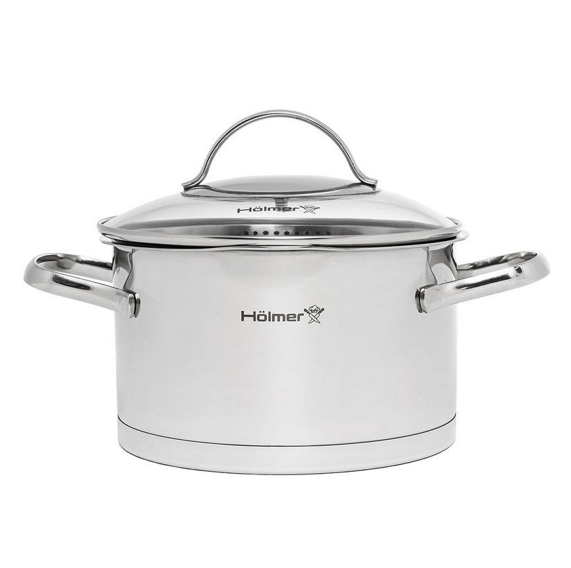 Каструля з кришкою Holmer Aurora CR-17519-SSD 1.9 л Киев - изображение 1