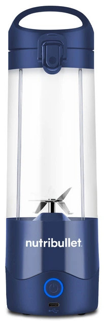Фитнес-блендер аккумуляторный Nutribullet NBP003NBL 100 Вт синий Київ - зображення 2