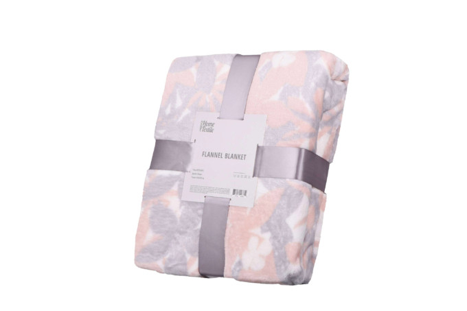 Плед Ardesto Flannel Флора ART-0106-PB 160х200 см фіолетовий Киев - изображение 1