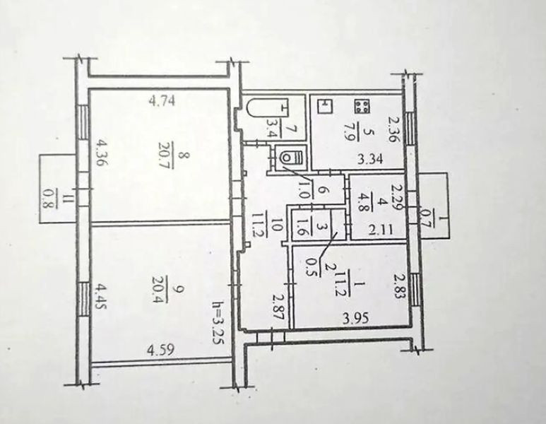 Продам. 4-к.кв. 4/5, вул. Новоорловська Дніпро - зображення 11
