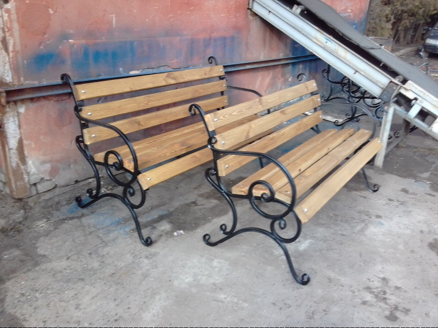 Лавка садово-паркова металева Львов - изображение 2