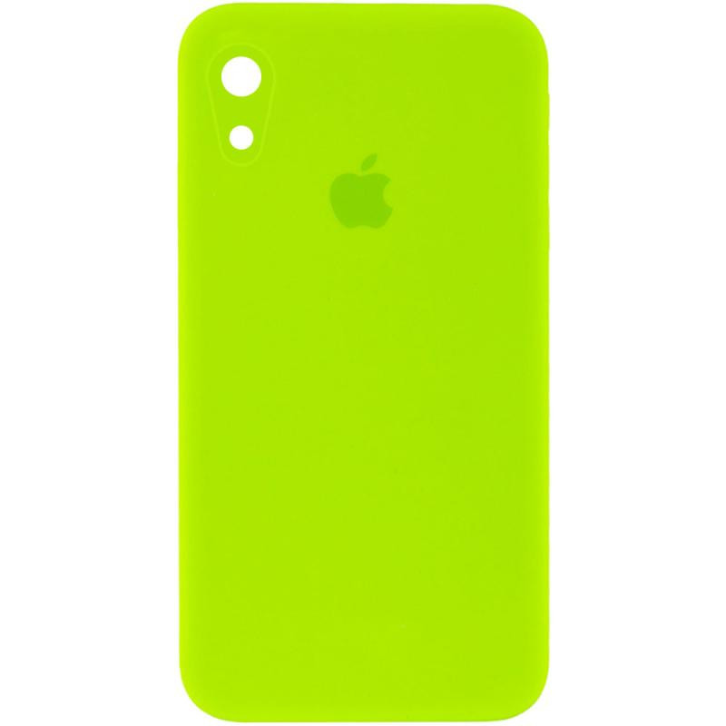 Чехол Silicone Case Square Full Camera Protective (AA) для Apple iPhone XR (6.1") Херсон - зображення 4