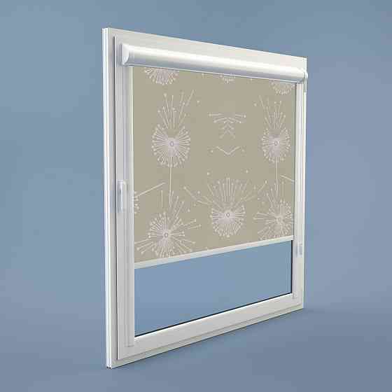 Рулонна штора Rolets Квіти 2-54282-875 87.5x170 см закритого типу Латте Киев