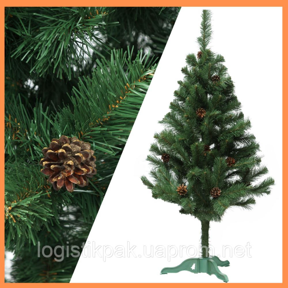 Ель искусственная 2.2 метра "Император" с  шишками | Елка с шишками Харьков - изображение 11