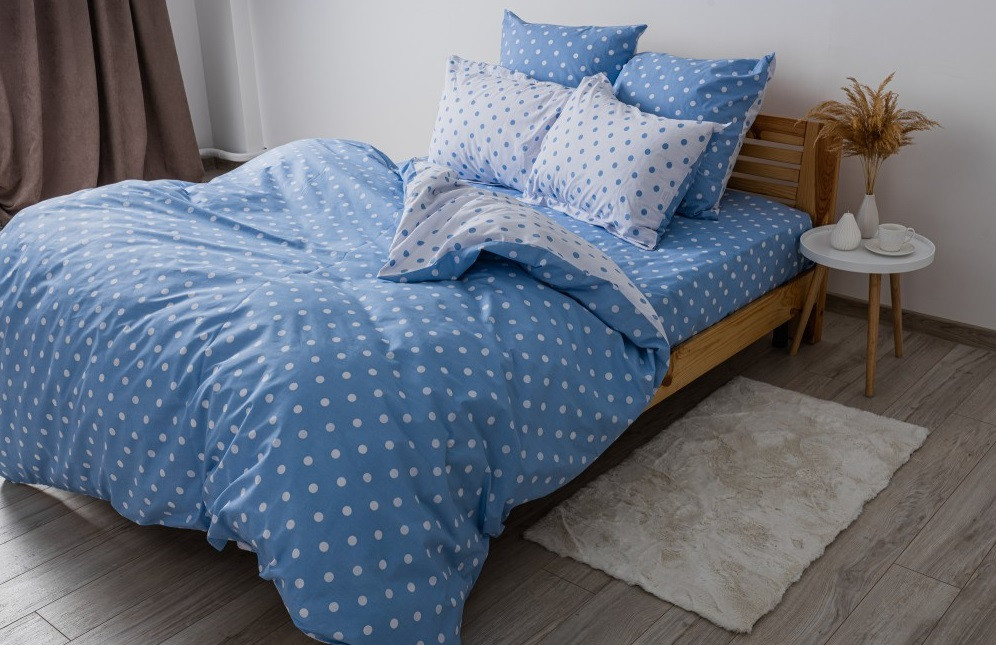 Постільна білизна сімейна ТЕП Light Blue Dots ТЕП 2-00882-25069 150х215х2 см Киев - изображение 1