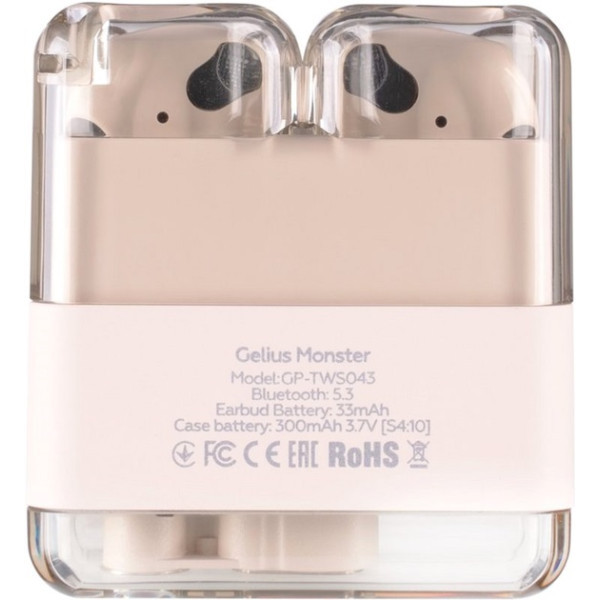 Bluetooth-гарнітура Gelius Monster GP-TWS043 Biege (Код товару:41446) Харків - зображення 3