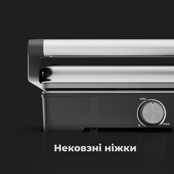 Электрогриль контактный AENO EG2 AEG0002 2000 Вт серебристый Київ - зображення 9