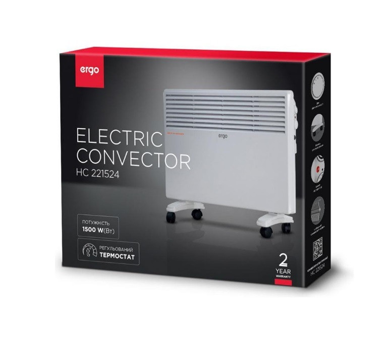 Обігрівач ERGO HC 221524, 1500\750W Косов - изображение 4