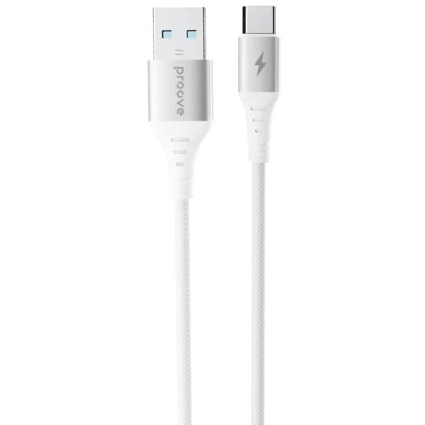 Кабель Proove WireX USB to Type-C 3A 1m White (CCWX15001202) Харків - зображення 1