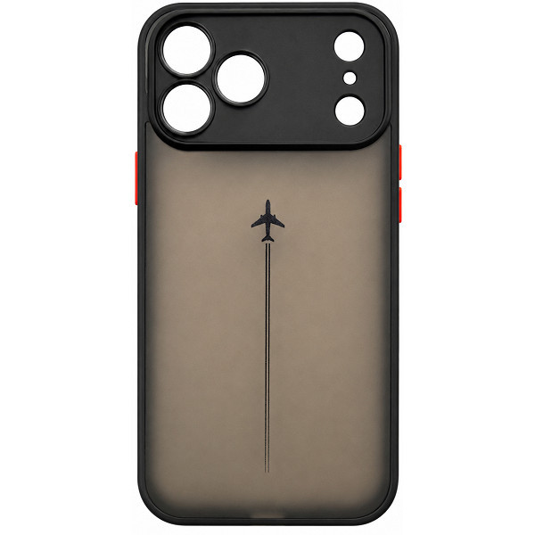 Чохол DM Plane Camera Cover для Apple iPhone 17 Pro Max Matte Black Харьков - изображение 1