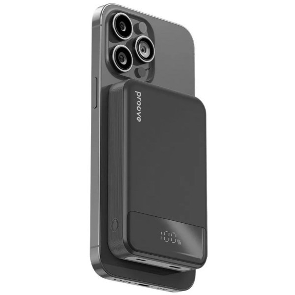 Power Bank Proove Hoodman Magnetic 20W 10000mAh Black (PBH120010001) (Код товару:41618) Харків - зображення 2