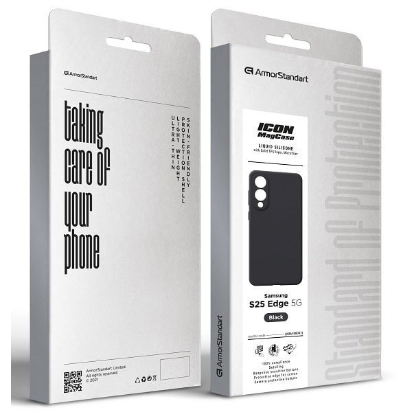 Чохол ArmorStandart ICON2 MagCase для Samsung S25 Edge 5G Black (ARM88091) (Код товару:42359) Харків - зображення 2