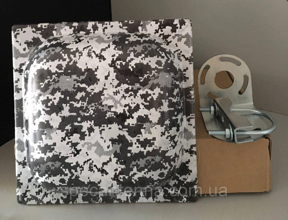 Антенна панельная 3G/4G LTE DN-17WC 1610-2900 МГц 2х12-18 дБ 50 Вт, цвет № 1 черно-белый пиксель Днепр - изображение 2