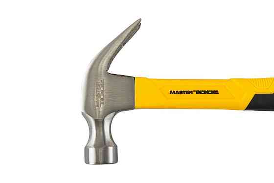 Молоток столярный MASTERTOOL 450 г HRC 50 рукоятка фиберглассовая 300 мм 02-0914 Харків